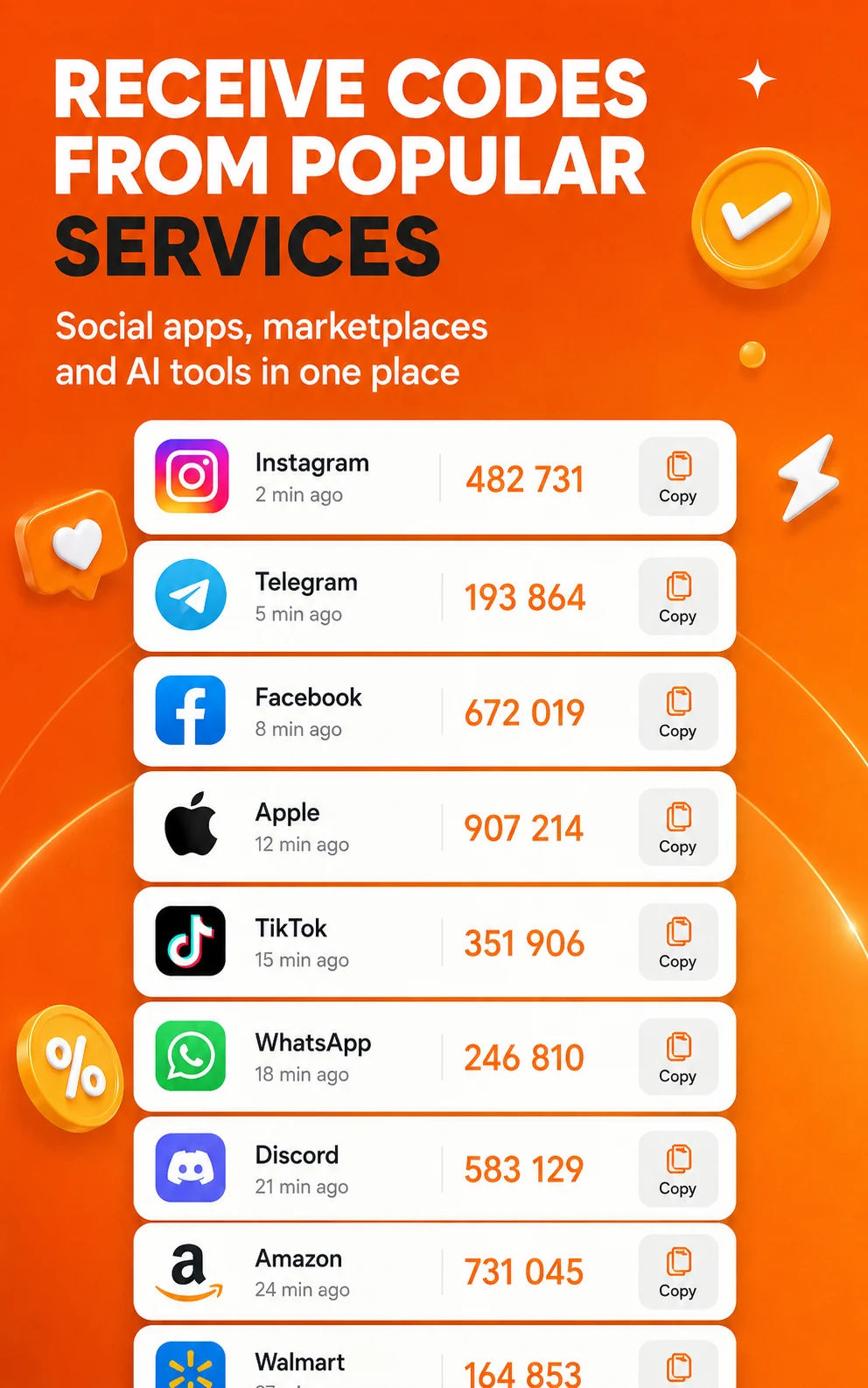 Grizzly SMS: Virtual Numbers screenshot